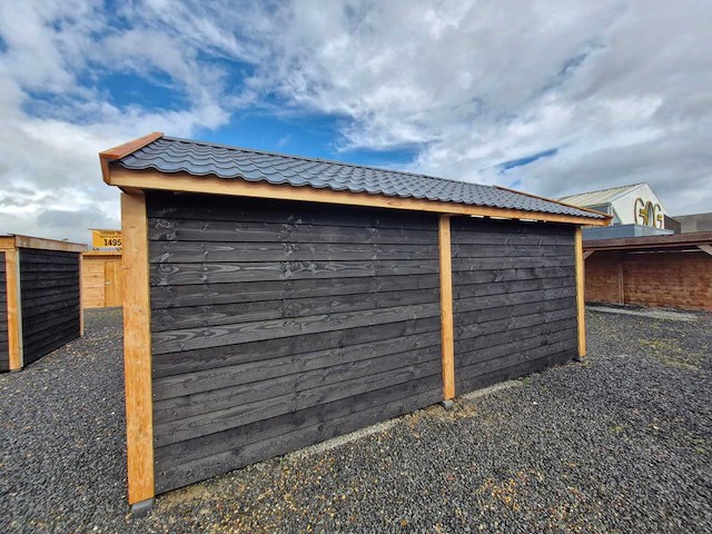 Klassieke garage met zadeldak 1540x410x340 cm - afbeelding 8 van  14
