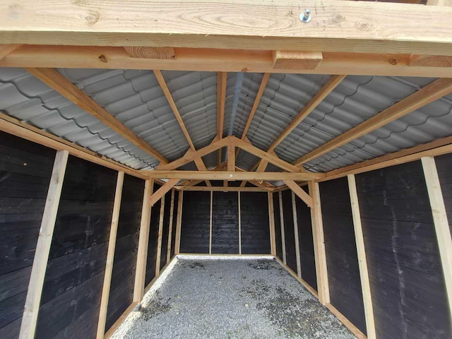 Klassieke garage met zadeldak 1540x410x340 cm - afbeelding 12 van  14