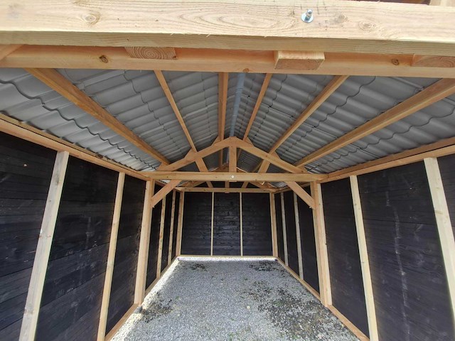 Klassieke garage met zadeldak 660x410x340 cm - afbeelding 12 van  14