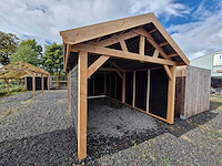 Klassieke garage met zadeldak 990x410x340 cm - afbeelding 8 van  12