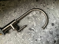 Klassieke keukenmengkraan rvs - afbeelding 2 van  5