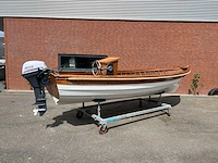 Klassieke sloep met nieuwe selva 9,9pk motor - afbeelding 2 van  7