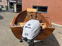 Klassieke sloep met nieuwe selva 9,9pk motor - afbeelding 5 van  7