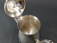 Klassieke tinnen koffie pot - afbeelding 4 van  5