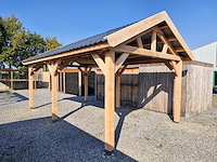 Klassieke zadeldak overkapping - 1220x410x340 cm - afbeelding 3 van  7