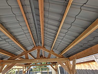 Klassieke zadeldak overkapping - 1220x410x340 cm - afbeelding 1 van  6