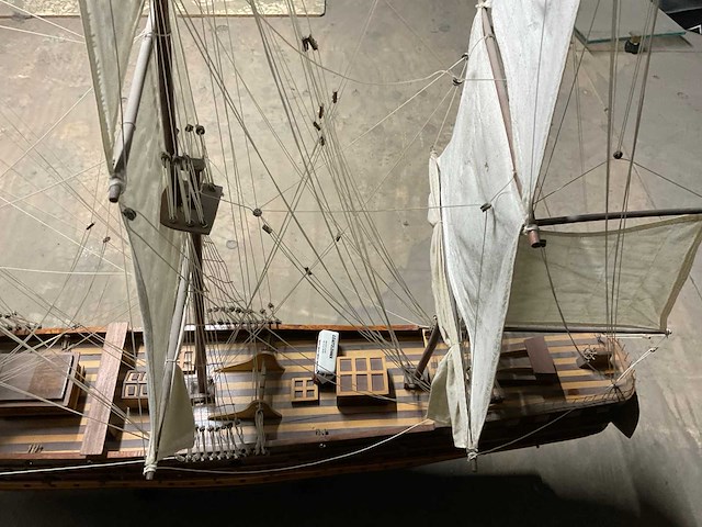 Klassieke zeilboot miniatuur - afbeelding 5 van  9