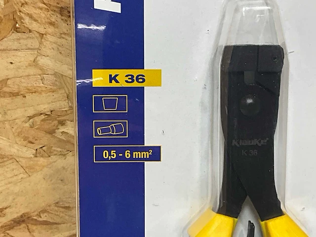 Klauke k36 perskabeltang 0,6-6mm2 - afbeelding 4 van  6
