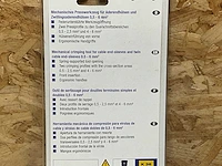 Klauke k36 perskabeltang 0,6-6mm2 - afbeelding 5 van  6