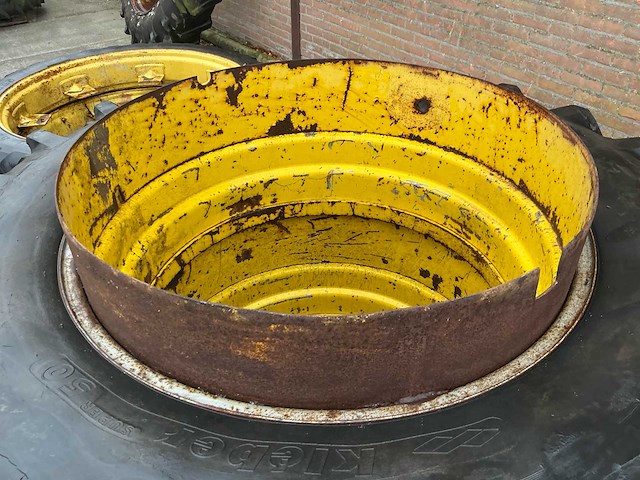 Kleber super 50 radial tractor band met velg (2x) - afbeelding 3 van  5