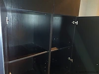 Kledingkast met bovenkasten en vaste ladder - afbeelding 4 van  5