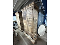 Kledingkast oud eiken 206x61x61cm - afbeelding 2 van  4