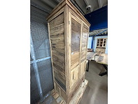 Kledingkast oud eiken 206x61x61cm - afbeelding 3 van  4