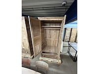 Kledingkast oud eiken 206x61x61cm - afbeelding 4 van  4