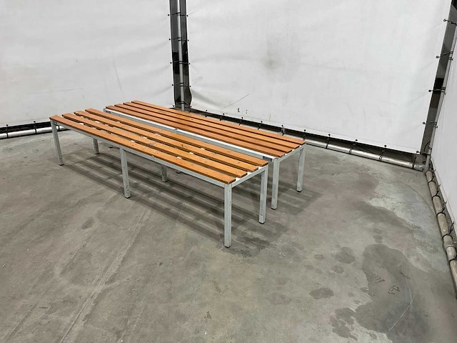 Kleedkamer bank (2x) - afbeelding 1 van  6