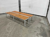 Kleedkamer bank (2x) - afbeelding 1 van  6