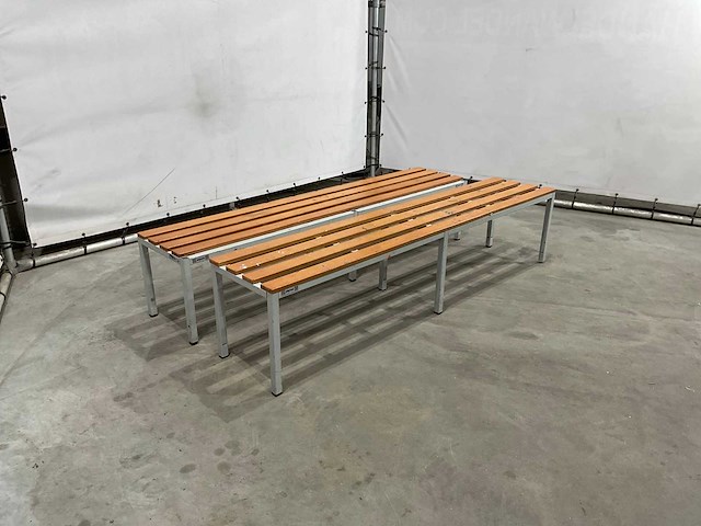 Kleedkamer bank (2x) - afbeelding 2 van  6