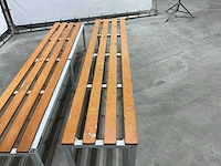 Kleedkamer bank (2x) - afbeelding 4 van  6