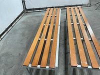 Kleedkamer bank (2x) - afbeelding 5 van  6