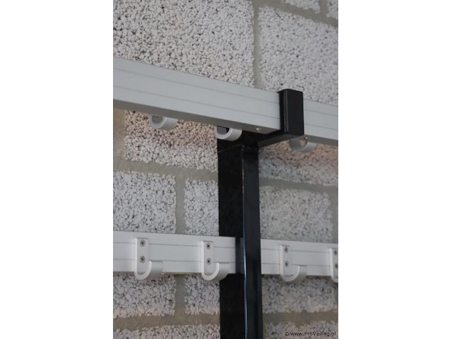 Kleedkamerbank met kapstok - 200x39x175cm - afbeelding 2 van  4