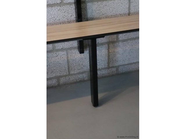 Kleedkamerbank met kapstok - 200x39x175cm - afbeelding 4 van  4