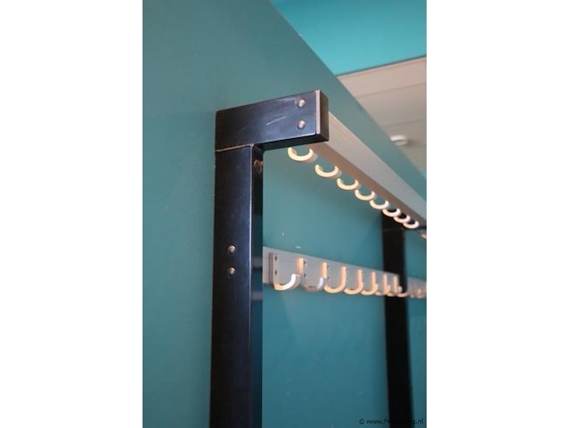 Kleedkamerbank met kapstok - 200x40x175cm - afbeelding 2 van  4