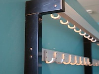 Kleedkamerbank met kapstok - 200x40x175cm - afbeelding 2 van  4