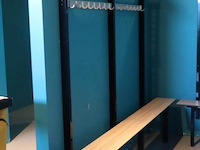 Kleedkamerbank met kapstok - 200x40x175cm - afbeelding 1 van  4