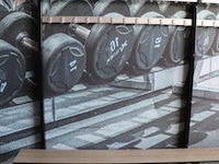 Kleedkamerbank met kapstok - 410x39x175cm - afbeelding 2 van  5