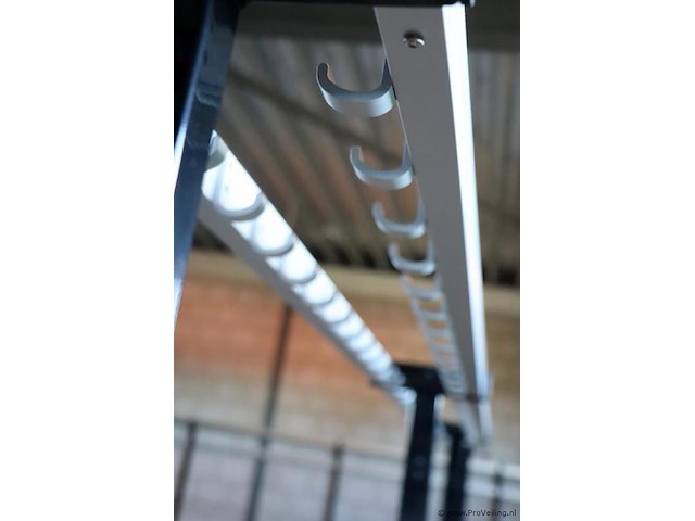 Kleedkamerbank met kapstok - 450x74x175cm - afbeelding 2 van  5