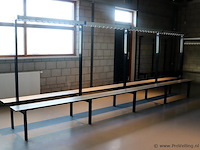 Kleedkamerbank met kapstok - 500x39x175cm - afbeelding 1 van  3