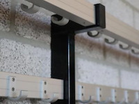 Kleedkamerbank met kapstok - 562x39x175cm - afbeelding 3 van  5