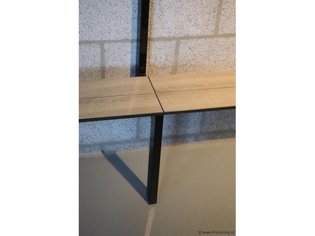 Kleedkamerbank met kapstok - 562x39x175cm - afbeelding 5 van  5