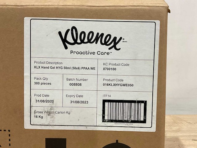 Kleenex handgel 50 ml (3600x) - afbeelding 7 van  7