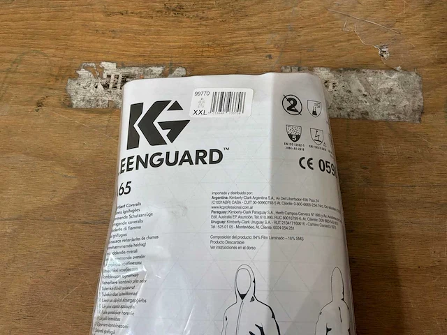 Kleenguard vlamvertragende overalls (17x) - afbeelding 4 van  6