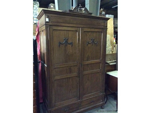 Kleerkast 2deurs b:142 d:60 h:232 - afbeelding 1 van  4