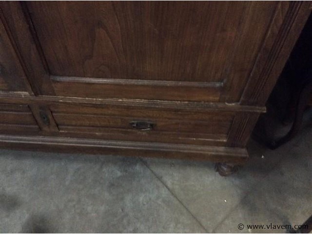 Kleerkast 2deurs b:142 d:60 h:232 - afbeelding 4 van  4