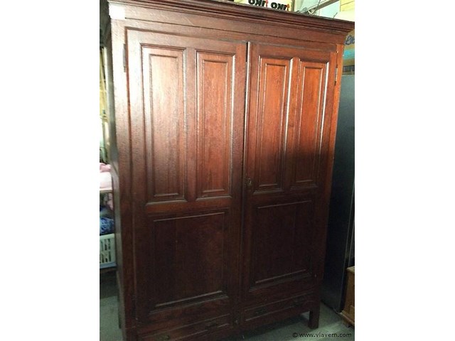 Kleerkast 2deurs b:147 d:64 h:214 - afbeelding 1 van  4