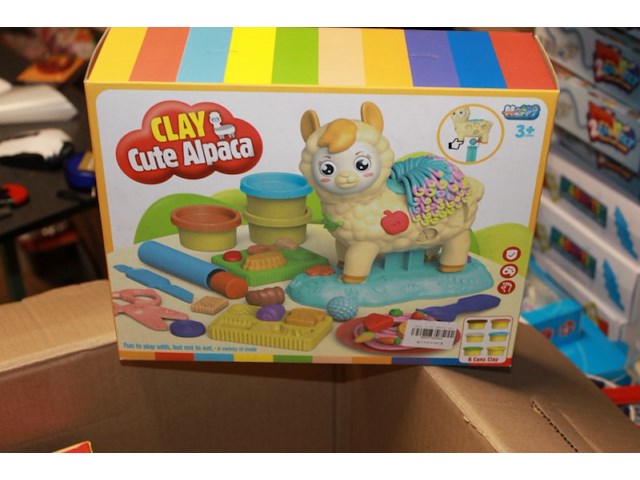 Klei set alpaca 1x in ds 17 - afbeelding 2 van  3