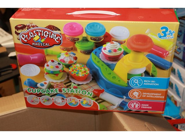 Klei set cup cake station1x in ds 17 - afbeelding 1 van  3