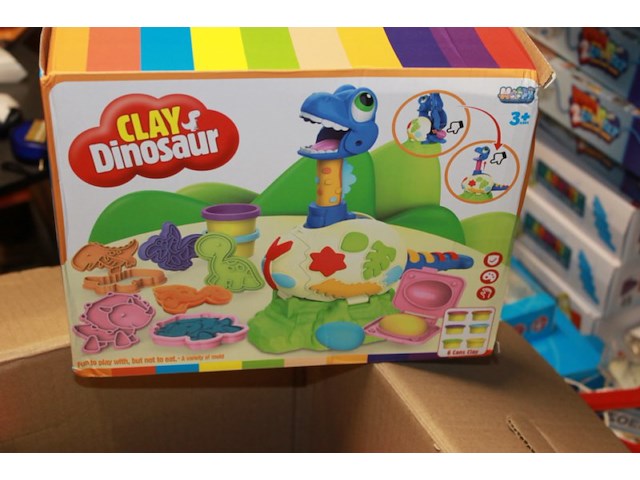 Klei set dino 1x in ds 17 - afbeelding 2 van  3
