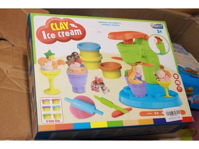 Klei set ice cream 1x in ds 16 - afbeelding 3 van  3