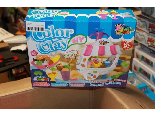 Klei set ice cream wagen 1x in ds 17 - afbeelding 3 van  3