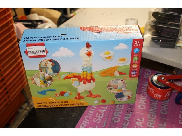 Klei speel set kippen set1x in ds 26 - afbeelding 1 van  3