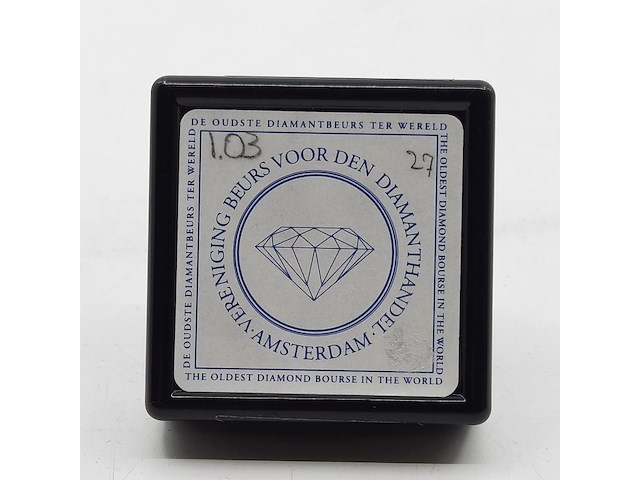 Klein behandeld blauwe diamanten, totaal 1,03 karaats - afbeelding 4 van  7