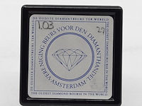 Klein behandeld blauwe diamanten, totaal 1,03 karaats - afbeelding 4 van  7