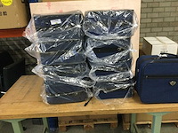 Kleine reiskoffers, reistassen. (9x) - afbeelding 3 van  4