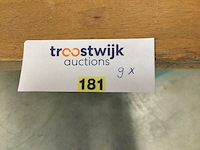 Kleine reiskoffers, reistassen. (9x) - afbeelding 4 van  4
