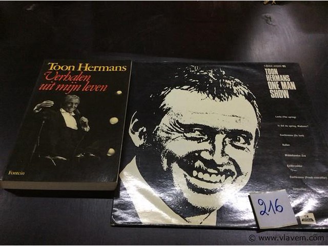 Kleinkunst toon hermans + boek - afbeelding 1 van  2
