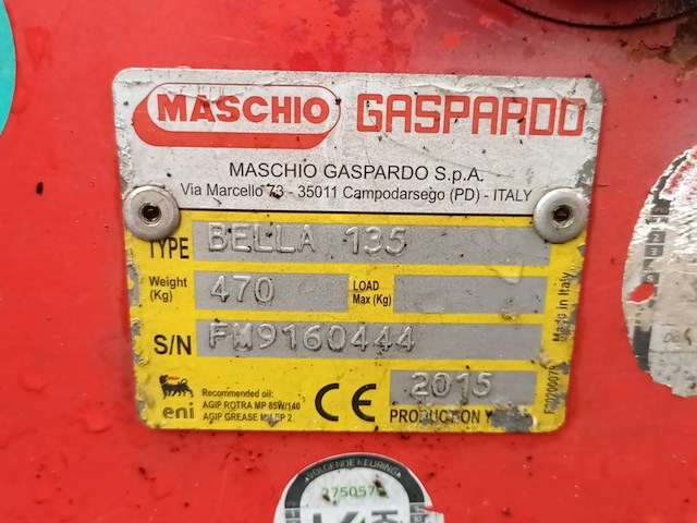 Klepelmaaier, maschio, bella 135, 2015 - afbeelding 7 van  8